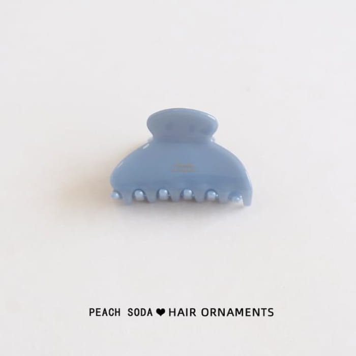 Plain Hair Claw - Blue / 6.5cm