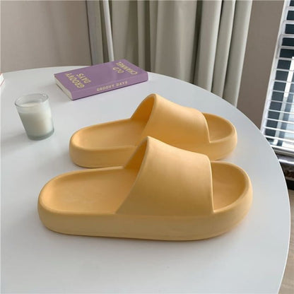 Plain Home Slippers - Yellow / 36 To 37