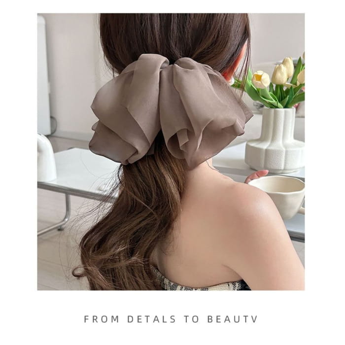 Plain Mesh Hair Clip