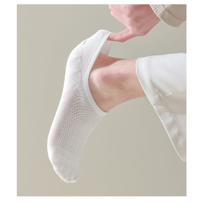 Plain No Show Socks Set