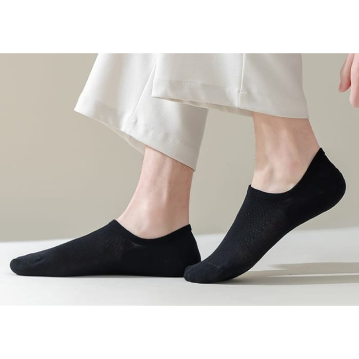 Plain No Show Socks Set