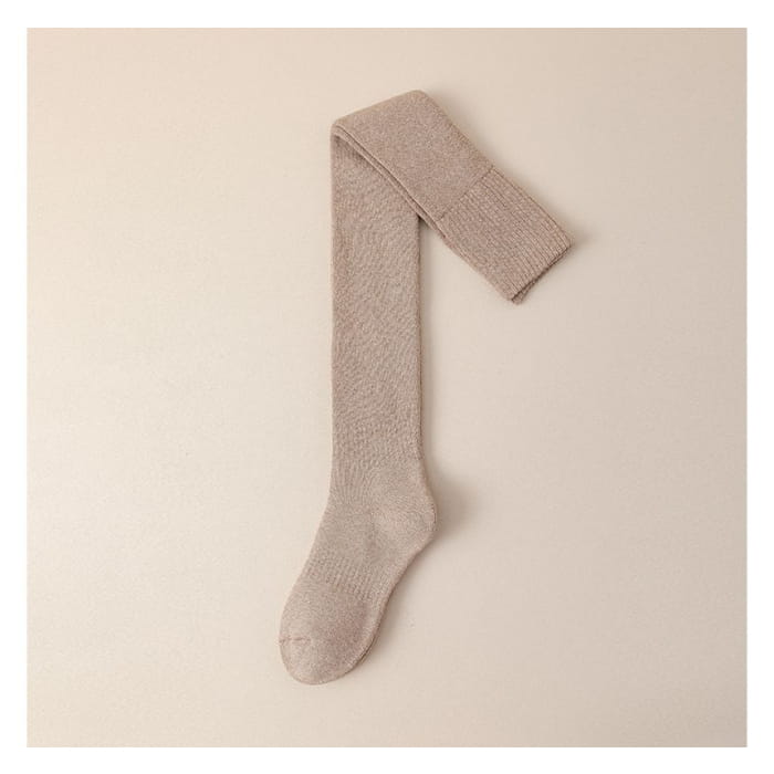 Plain Over the Knee Socks Set