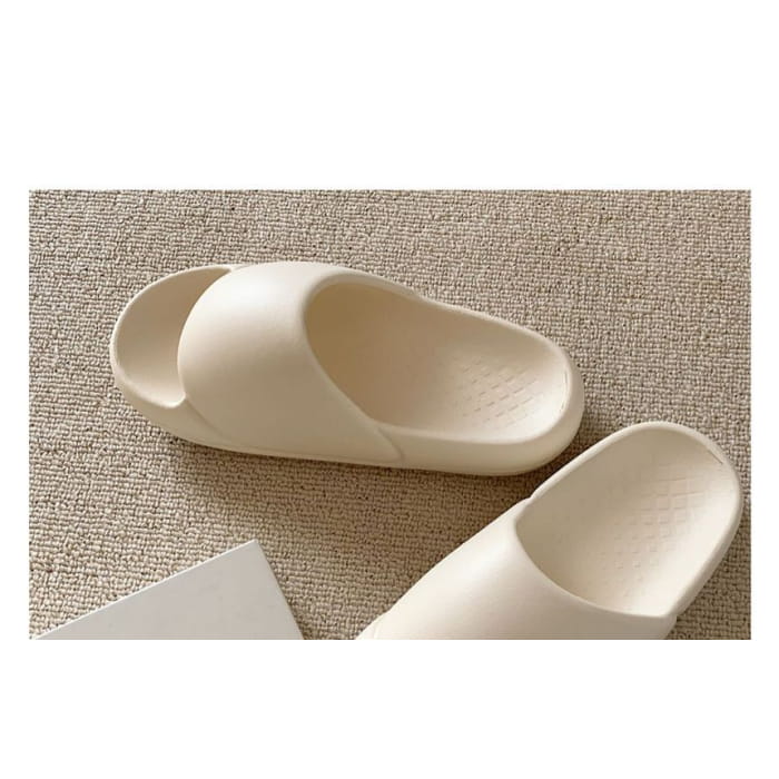 Plain Platform Home Slippers