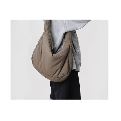 Plain Puffer Shoulder Bag