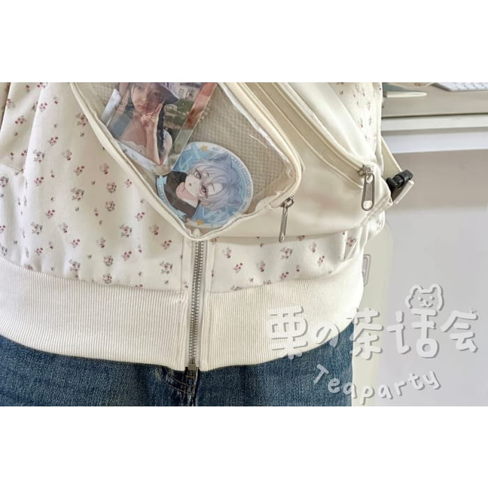 Plain PVC Panel Belt Bag / Charm / Set