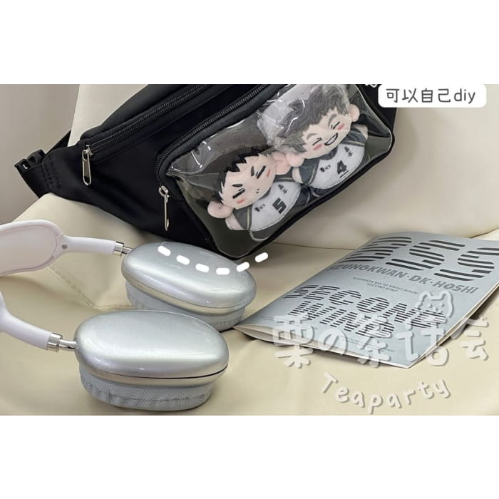 Plain PVC Panel Belt Bag / Charm / Set