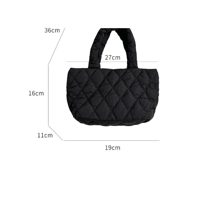 Plain Quilted Handbag