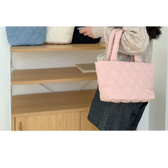 Plain Quilted Handbag