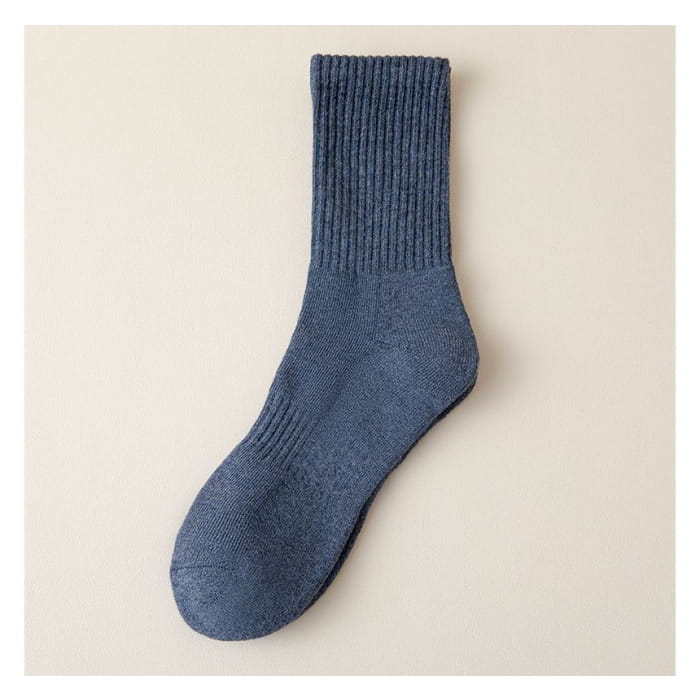 Plain Ribbed Socks / Set