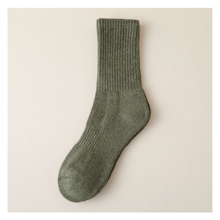 Plain Ribbed Socks / Set