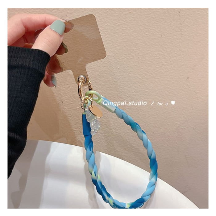 Plain Silicone Mobile Phone Hanging Decoration - Accessories