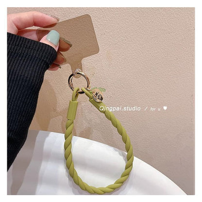 Plain Silicone Mobile Phone Hanging Decoration - Accessories