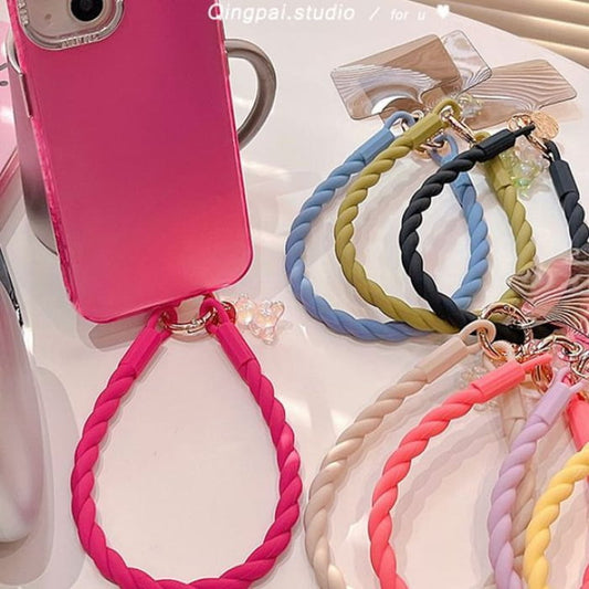 Plain Silicone Mobile Phone Hanging Decoration - Accessories