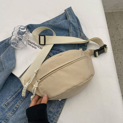 Plain Sling Bag - Off-White / One Size