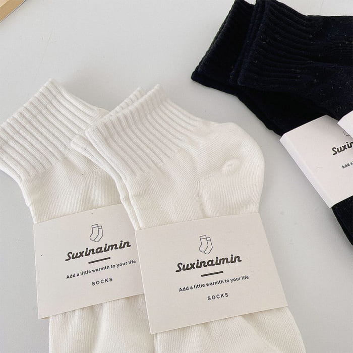 Plain Socks Set