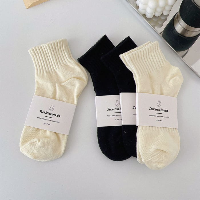 Plain Socks Set