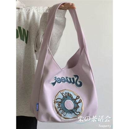 Plain Tote Bag / Patterned Waterproof - Without Charm