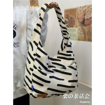 Plain Tote Bag / Patterned Waterproof - Without Charm