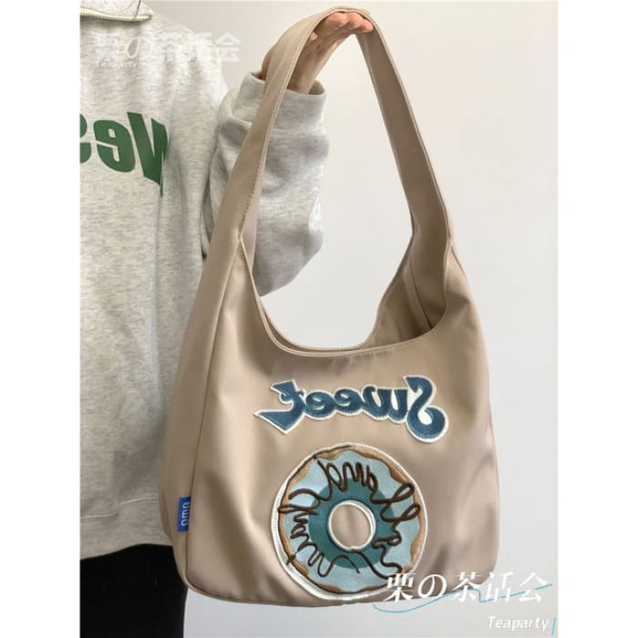 Plain Tote Bag / Patterned Waterproof - Without Charm