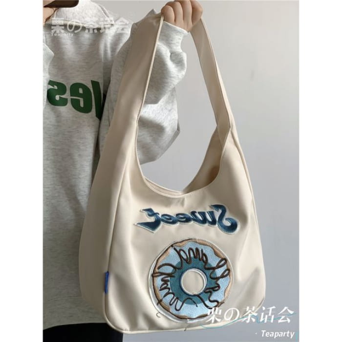 Plain Tote Bag / Patterned Waterproof - Without Charm