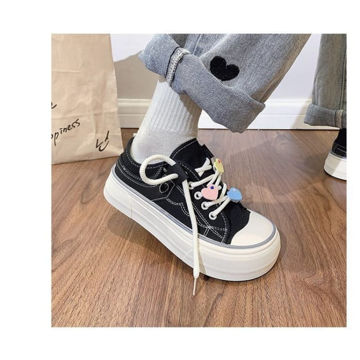 Platform Canvas Sneakers