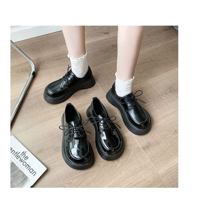 Platform Lace Up Shoes