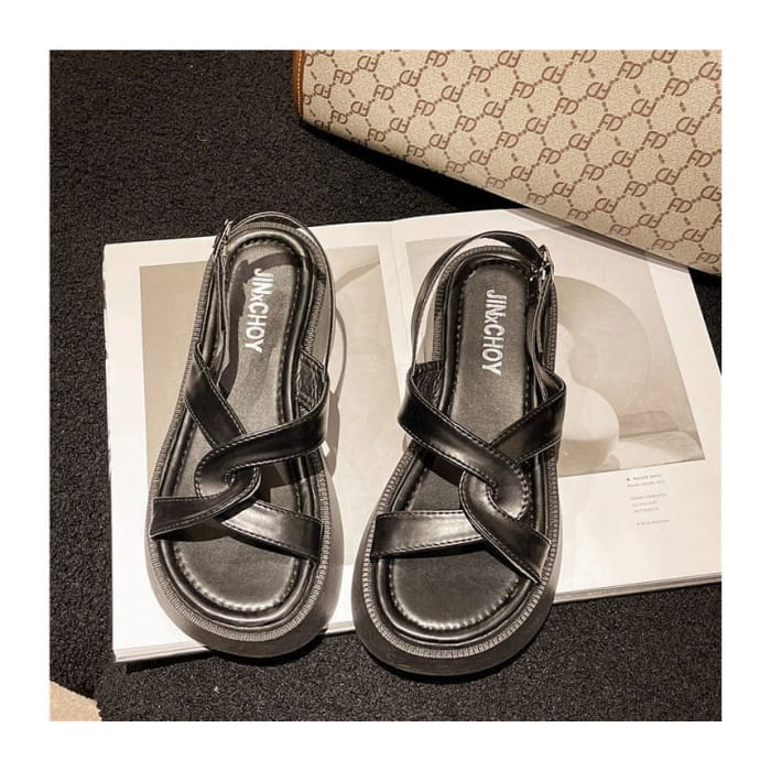 Platform Slingback Sandals