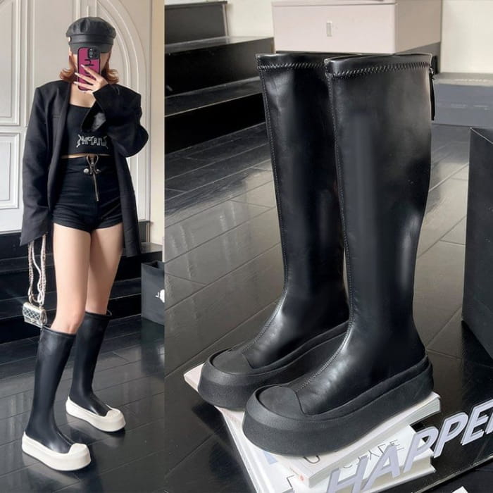 Platform Tall Boots