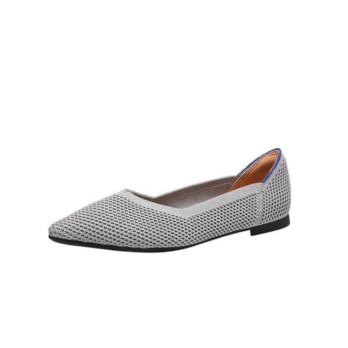 Pointed Flats - Gray / 34