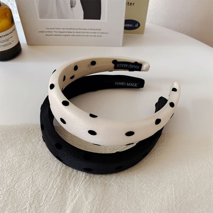 Polka Dot Headband - Hair Fashion Accessories