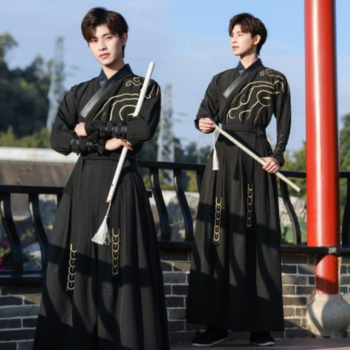 Print Hanfu Costume Set