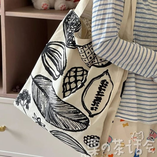 Print Tote Bag / Charm / Set