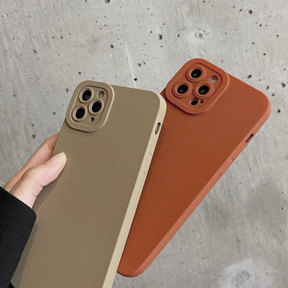 Pure Color Matte iPhone Case - IPhone