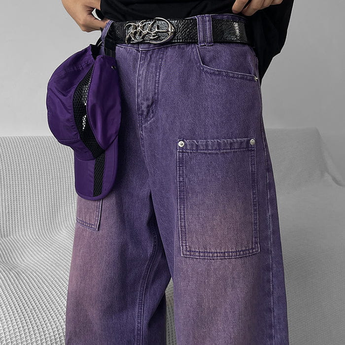 Purple Baggy Jeans