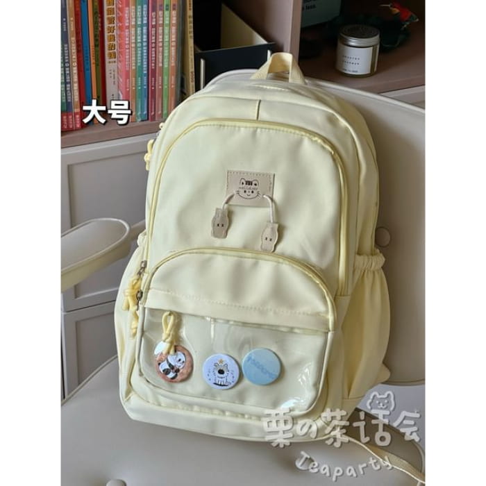 PVC Panel Applique Laptop Backpack / Bag Charm / Set