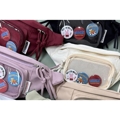 PVC Panel Belt Bag / Charm / Set