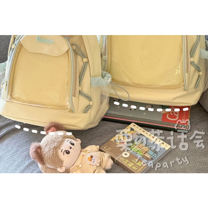 PVC Panel Laptop Backpack / Badge / Bag Charm / Set