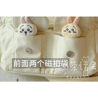 PVC Pocket Plain Tote Bag / Charm / Set