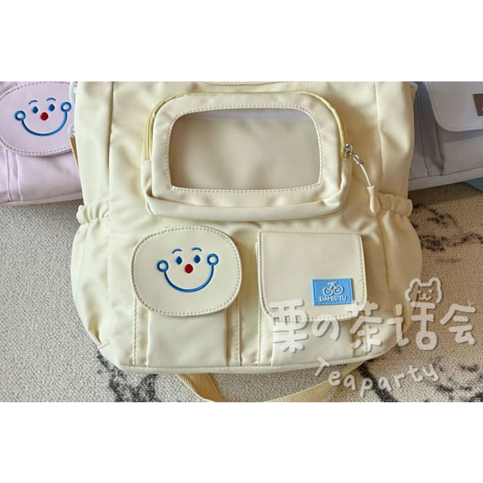 PVC Pocket Plain Tote Bag / Charm / Set