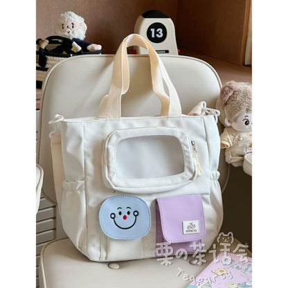 PVC Pocket Plain Tote Bag / Charm / Set - Without