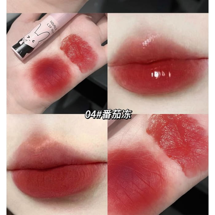 Rabbit Edition Dual-Ended Watery Lip Gloss - (4-6)