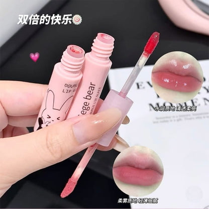 Rabbit Edition Dual-Ended Watery Lip Gloss - (4-6)