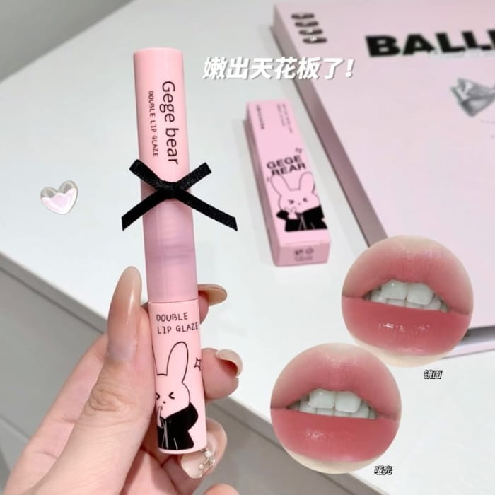 Rabbit Edition Dual-Ended Watery Lip Gloss - (4-6)