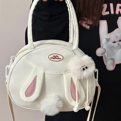 Rabbit Pom Tote Bag