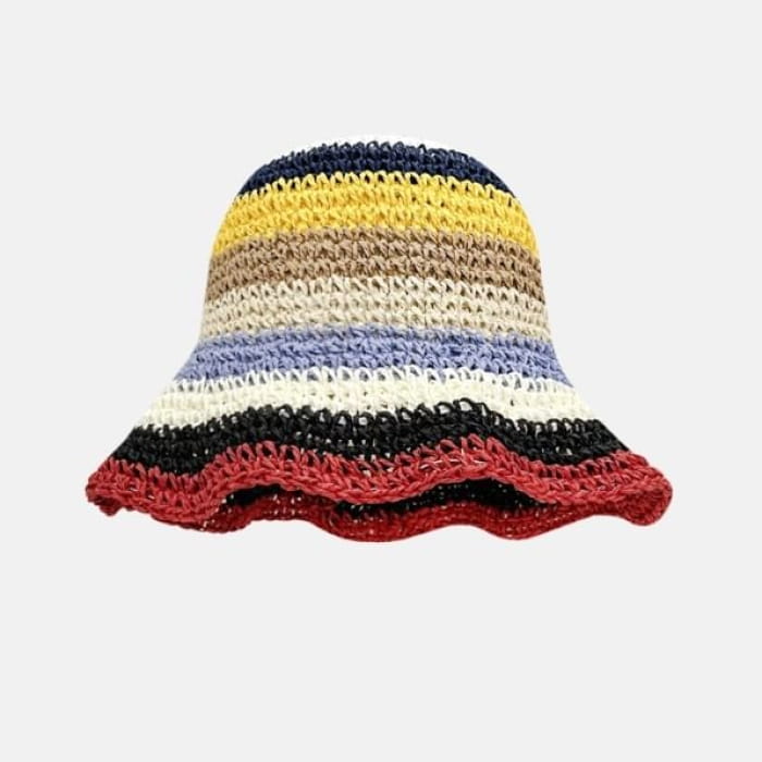 Rainbow Stripe Bucket Hat