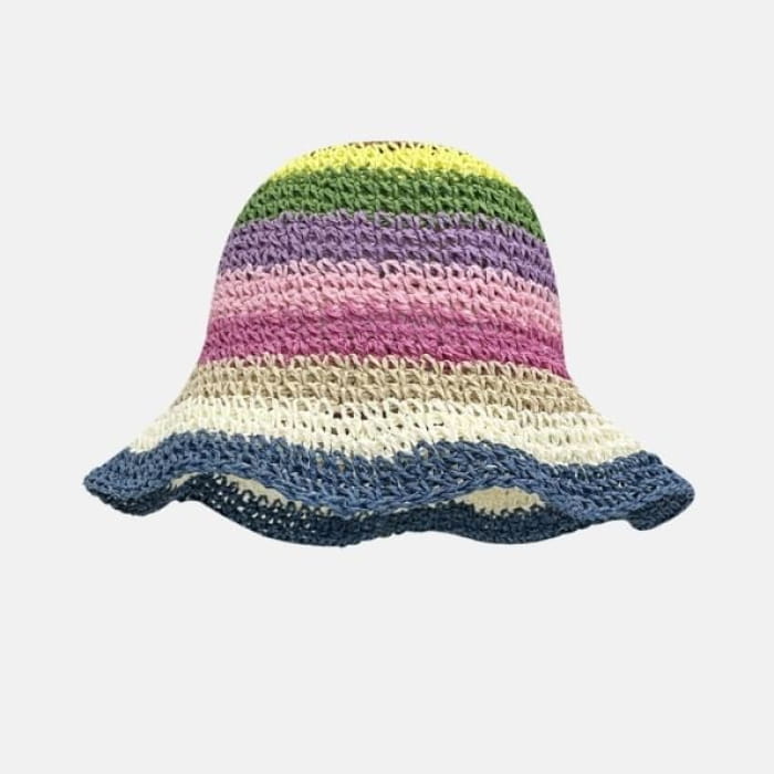 Rainbow Stripe Bucket Hat