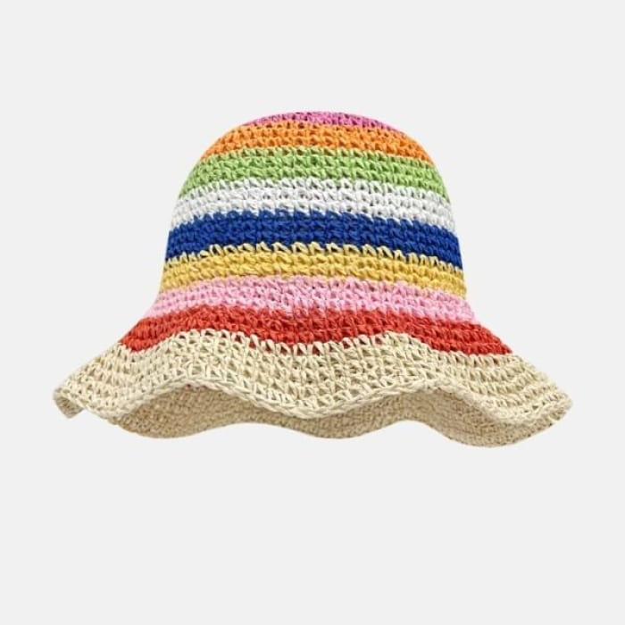 Rainbow Stripe Bucket Hat