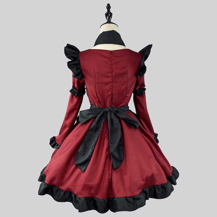 Red Black Maid Gothic Devil Lolita Dress