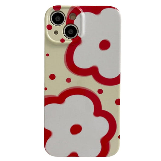 Red Flowers iPhone Case - 11 / Red/yellow - IPhone