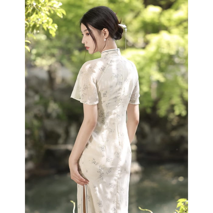 Retro Spring Dress Cheongsam - Female Hanfu